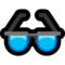 Glasses emoji on Microsoft